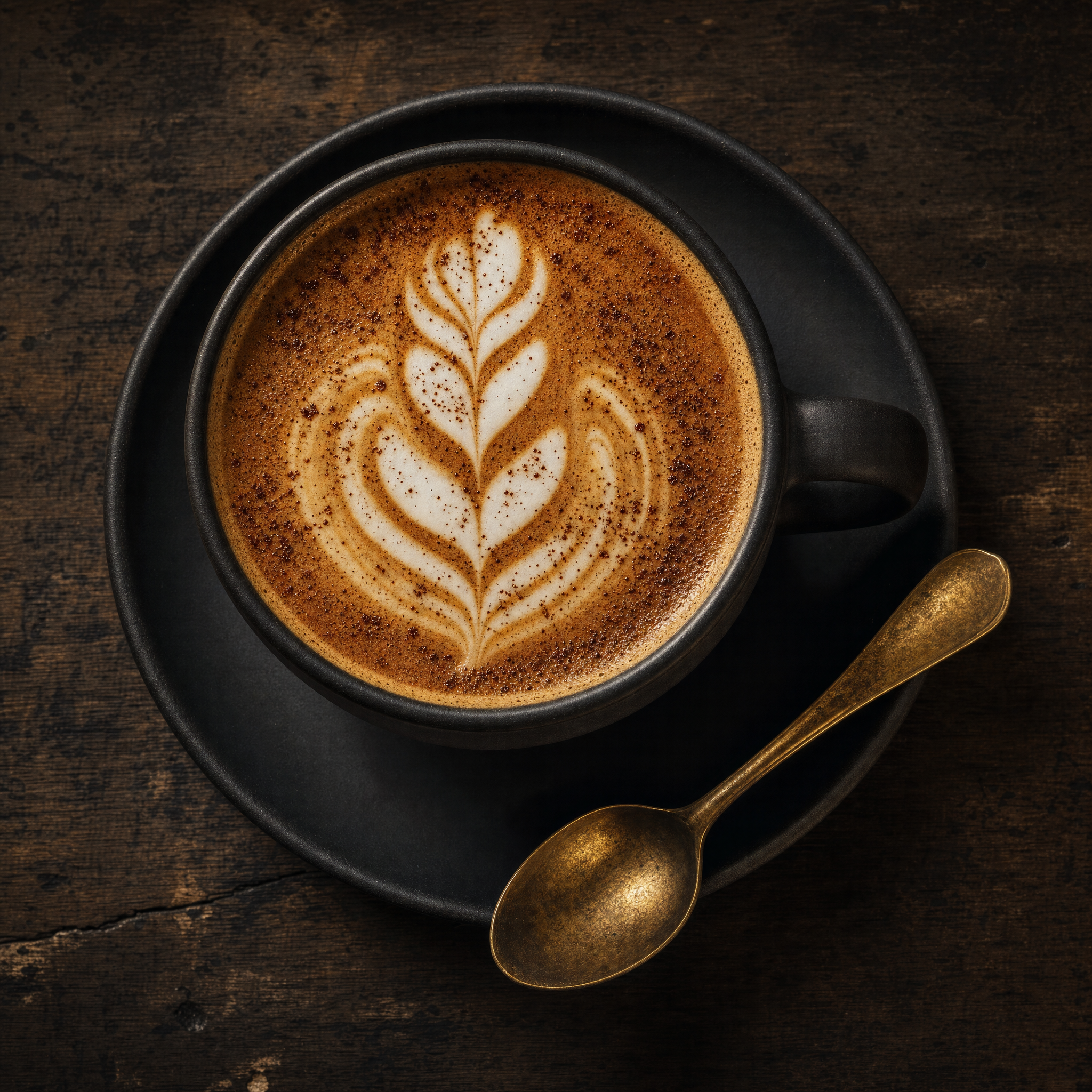 Rosetta latte art